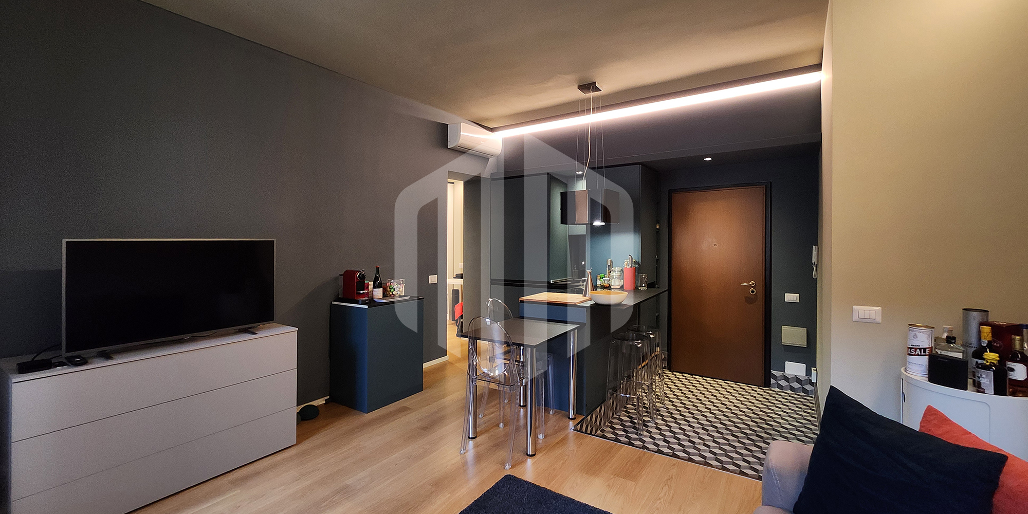 Bilocale di design in affitto nel cuore del centro storico di Novara
