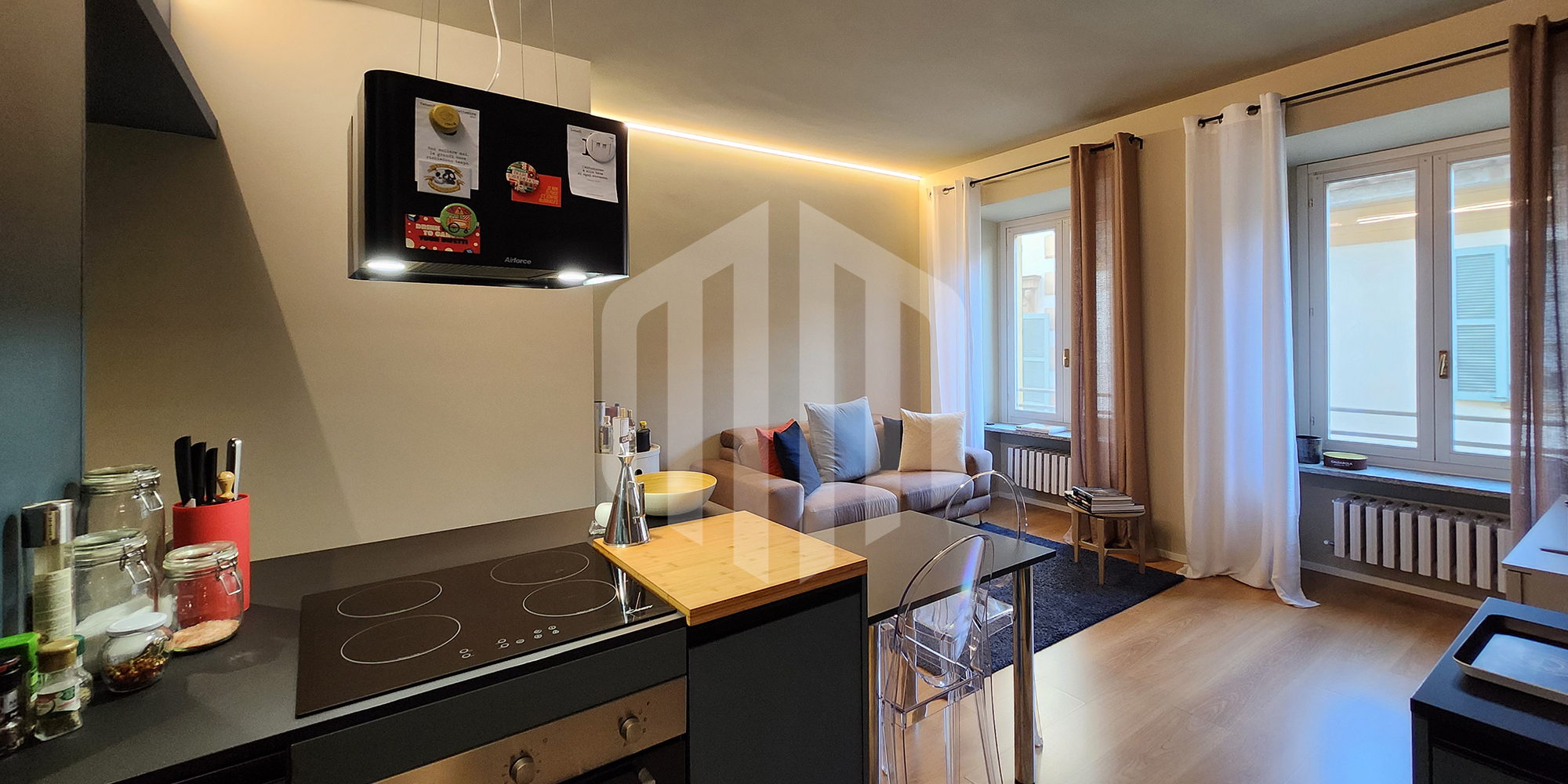 Bilocale di design in affitto nel cuore del centro storico di Novara